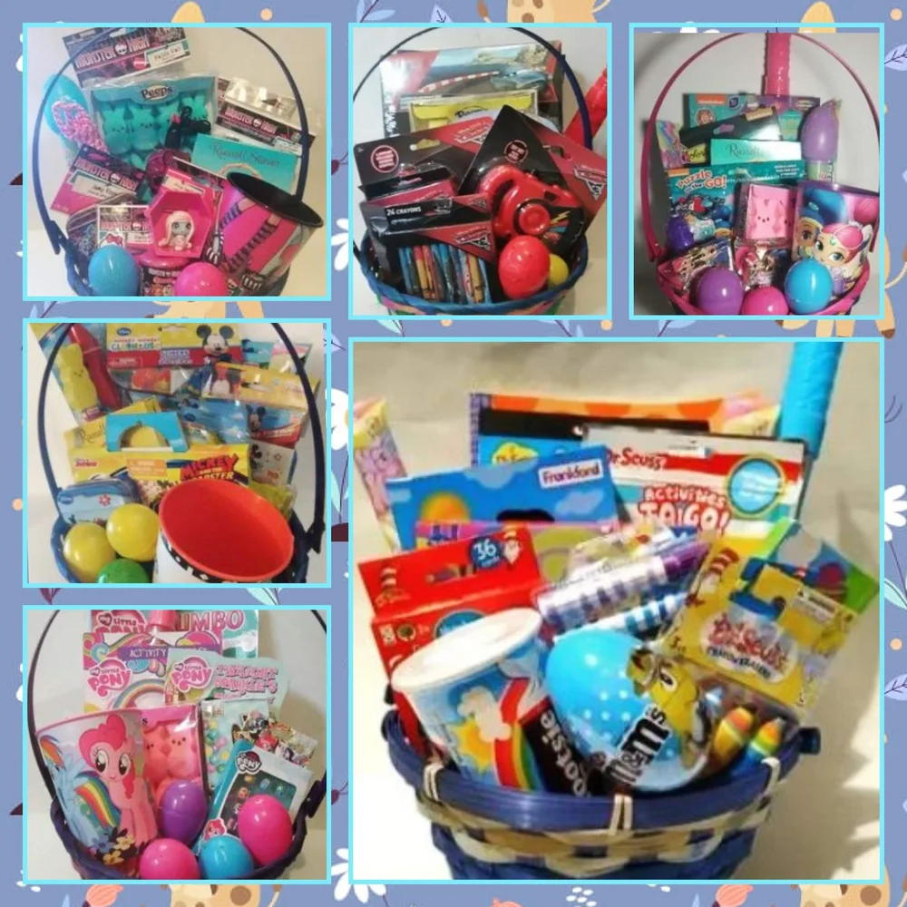 Bamboo Easter Gift Baskets